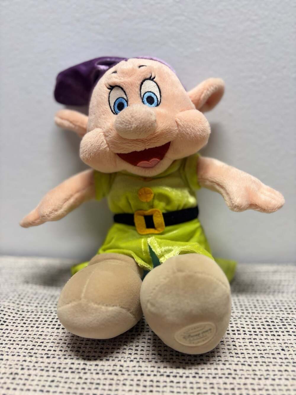 Disney Store Dopey Plush Snow White Seven Dwarfs Doll